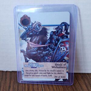 TSR Spellfire CCG 1st Ed. SHIELD OF WICKEDNESS Card #316 of 400 AD&D